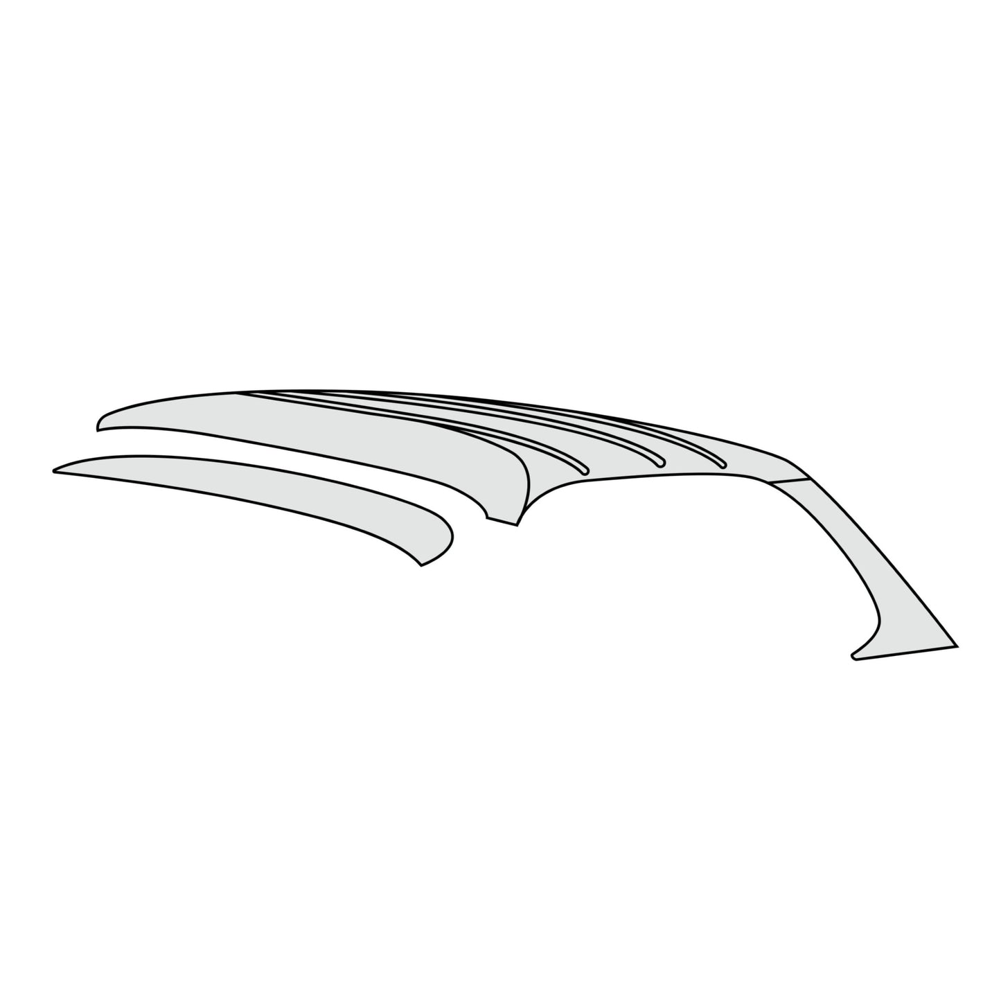 1965-69 BMW 2000C Coupe Headliner