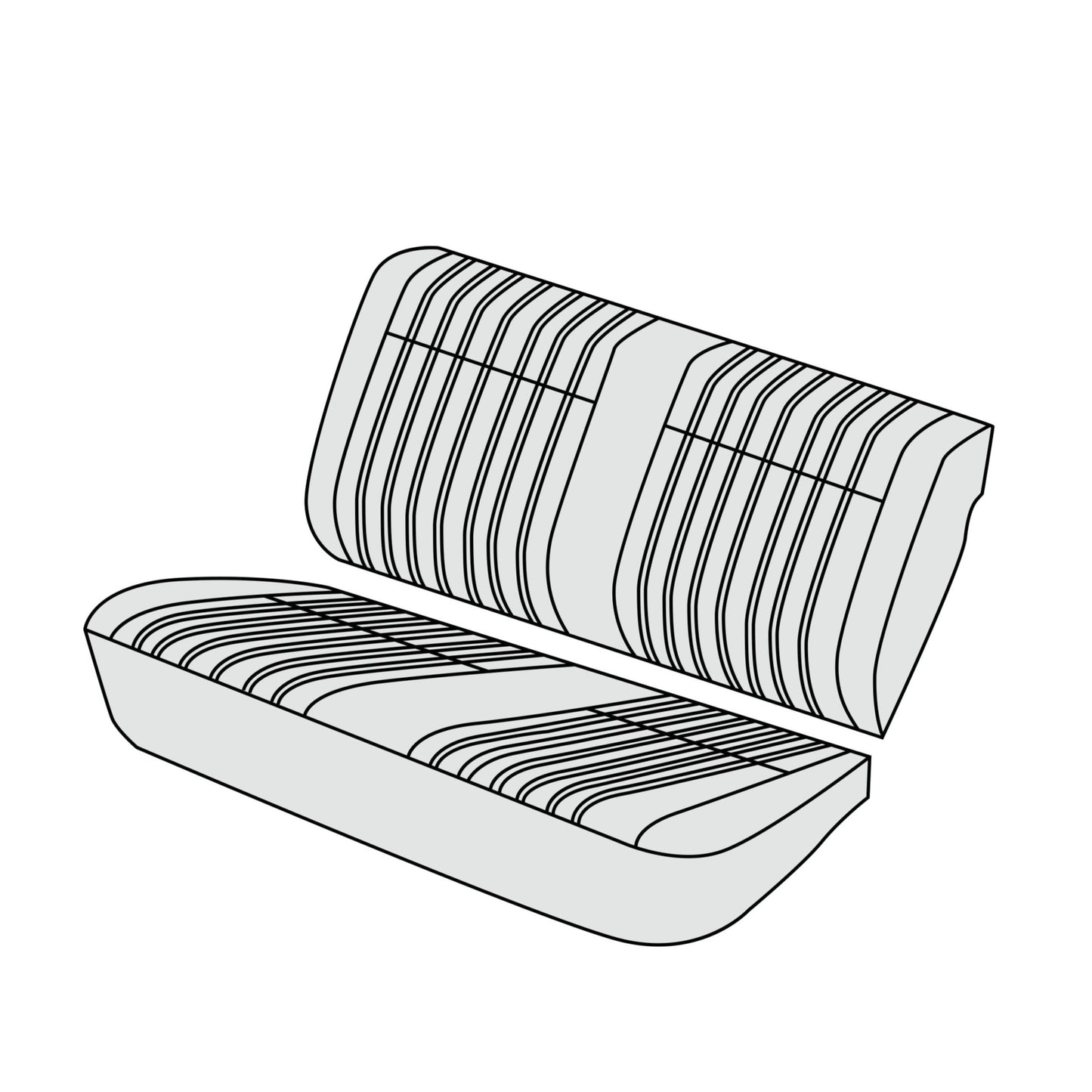 1979-83 BMW 323i Sedan Rear Seat Cover Kit