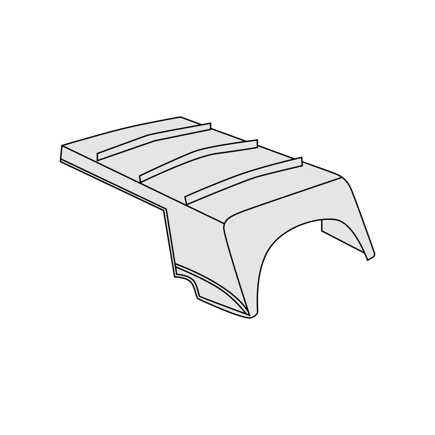 1961-62 Porsche 356B Karmann Hardtop Headliner