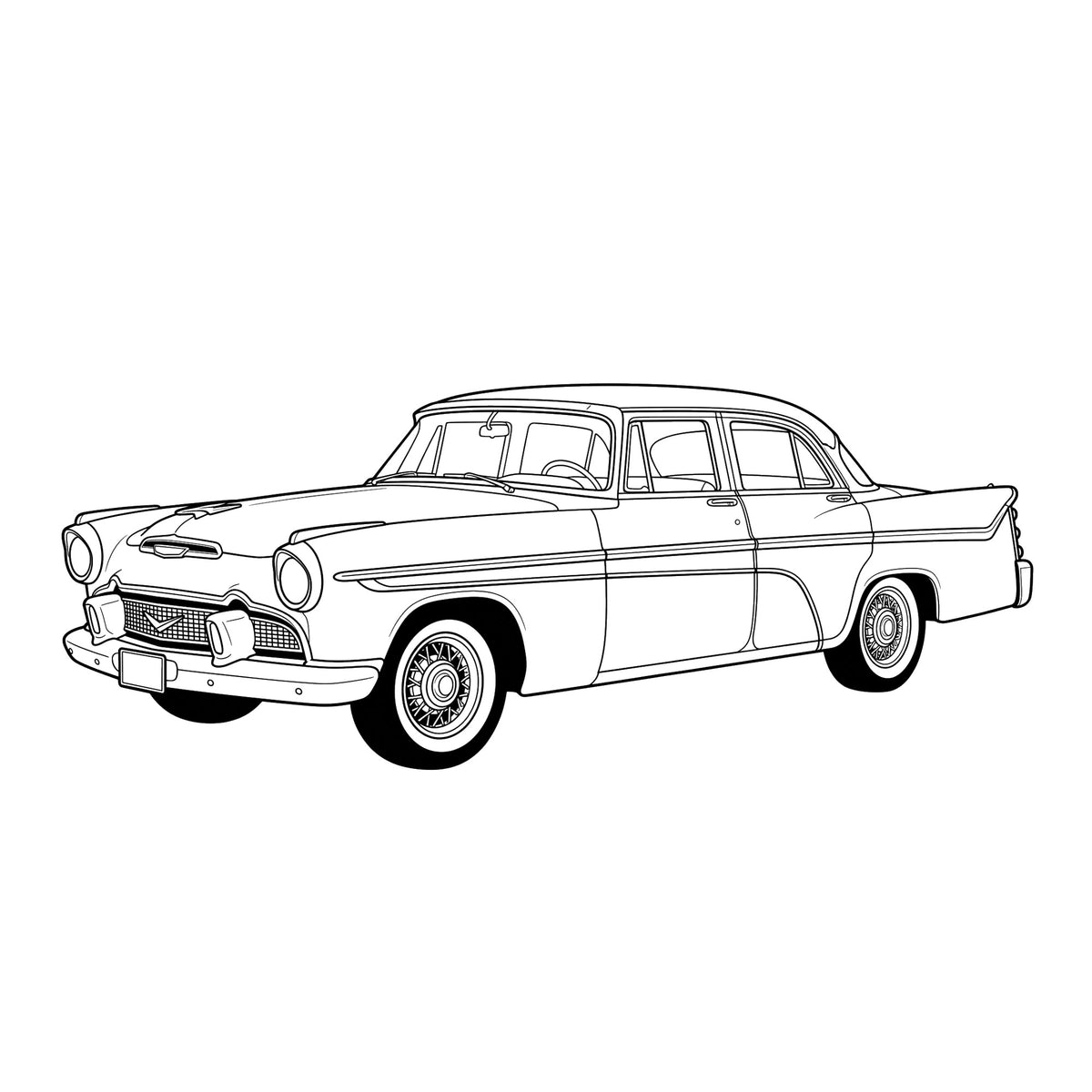 1955-56 Chrysler and DeSoto Wagon Auto Carpet Kit