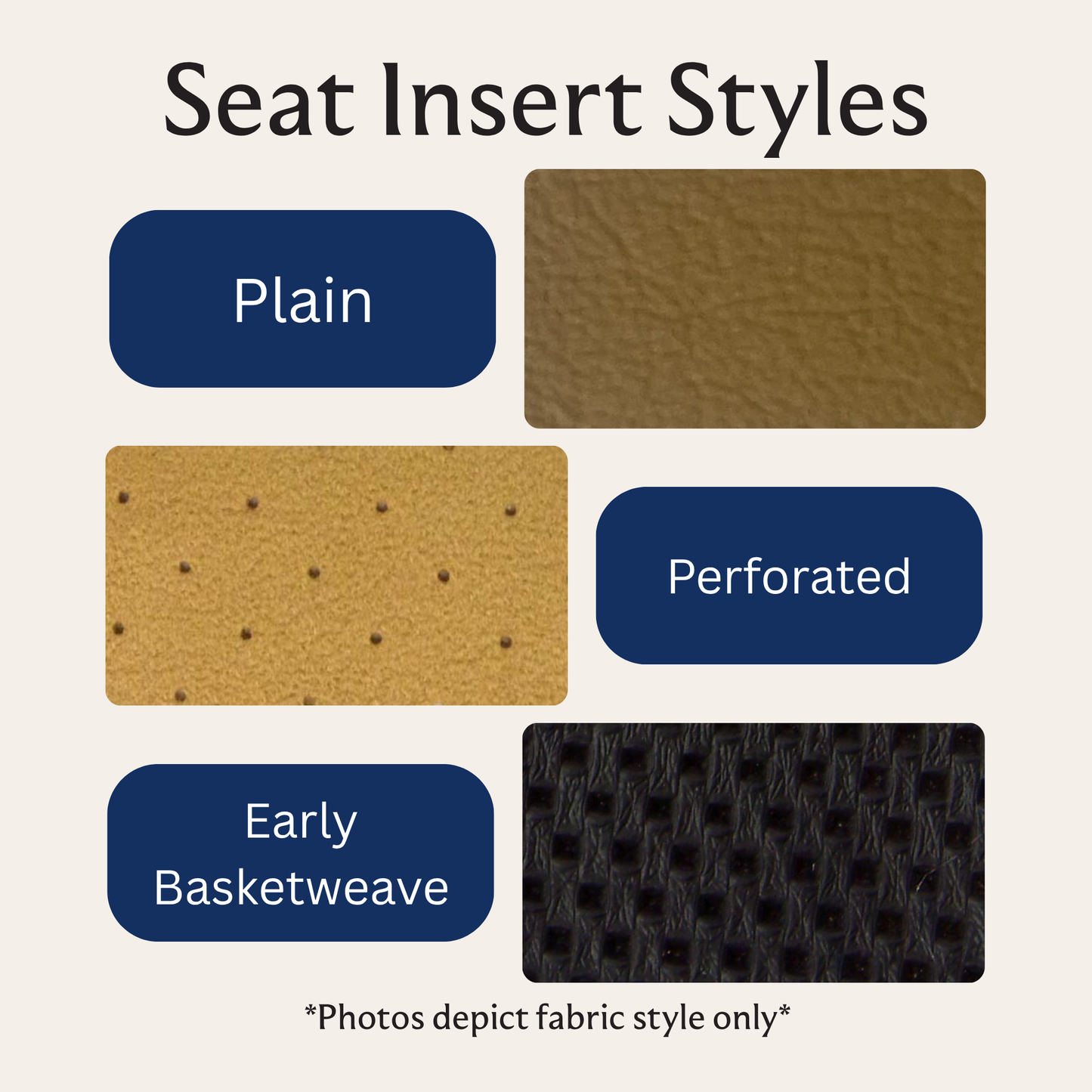 1969-73 Porsche 911 Comfort Seats Front Seat Cover Kit