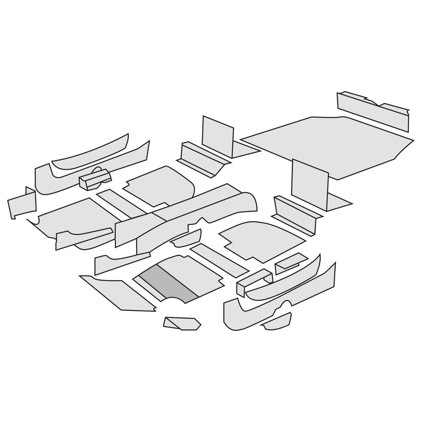 1977-94 Porsche 928 LHD Complete Interior Carpet Kit