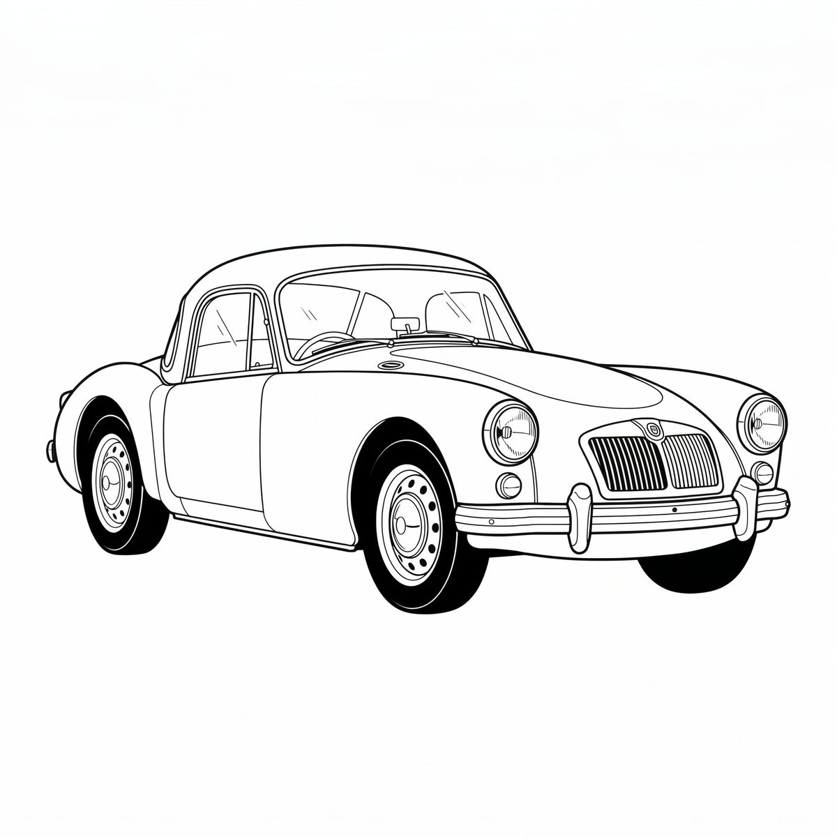 1957-62 MG MGA Coupe Complete Interior Auto Carpet Kit