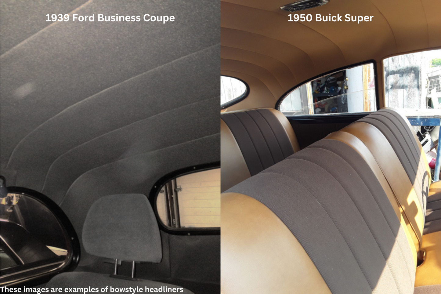 1953-54 Chevrolet Bel Air 2Dr Sedan Bow Style Auto Headliner