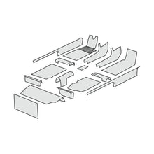 1985-89 Mercedes-Benz 500SL Roadster Complete Interior Carpet Kit