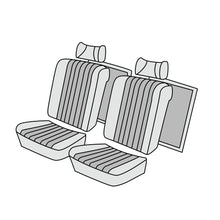 1973-79 Mercedes-Benz 350SL Roadster Front Seat Cover Kit