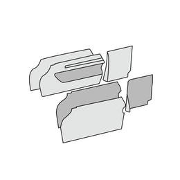1980-1989 Mercedes-Benz R107 SL Roadster Door & Rear Quarter Panel Kit