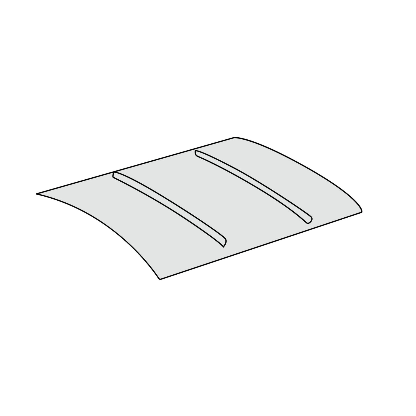 1980-81 Mercedes-Benz 280SLC Coupe Headliner