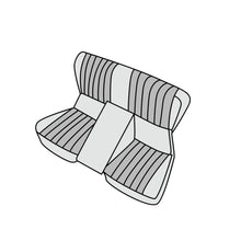 1980 Mercedes-Benz 350SL Roadster Folding Rear Seat Cover Kit