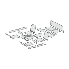 1967 Mercedes-Benz 230SL Roadster With Jump Seat Complete Interior Carpet Kit