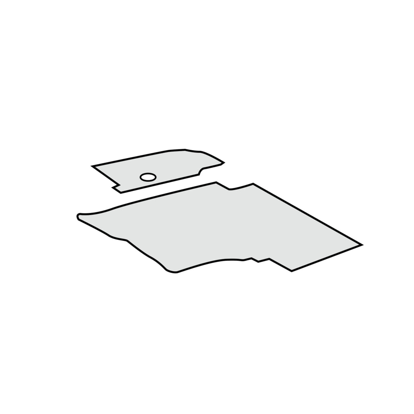 1966-68 Mercedes-Benz 250SL Trunk Carpet