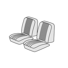 1963-65 Mercedes-Benz 230SL Front Seat Cover Kit