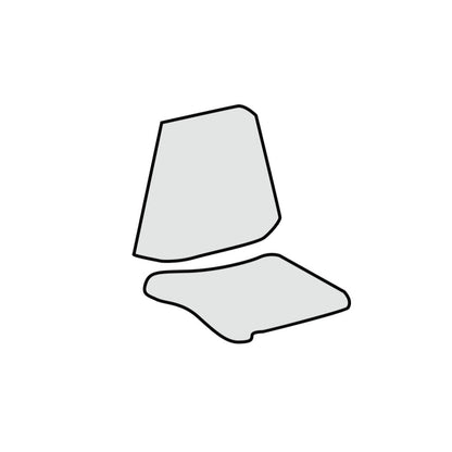 1963-67 Mercedes-Benz 230SL Jump Seat Rear Seat Cover Kit