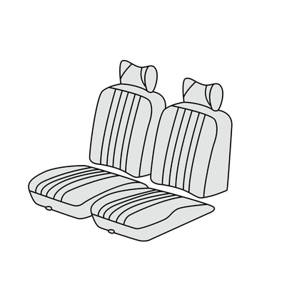 1969-1971 Mercedes-Benz W113 (280SL) SL Pagoda Front Seat Cover Kit