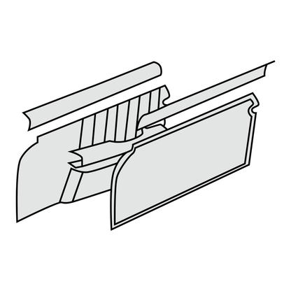 1955-56 Mercedes-Benz 190SL Door Panel Kit