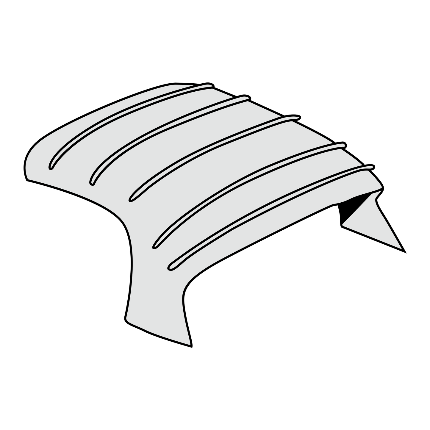 1955-58 Mercedes-Benz 190SL Hardtop Headliner