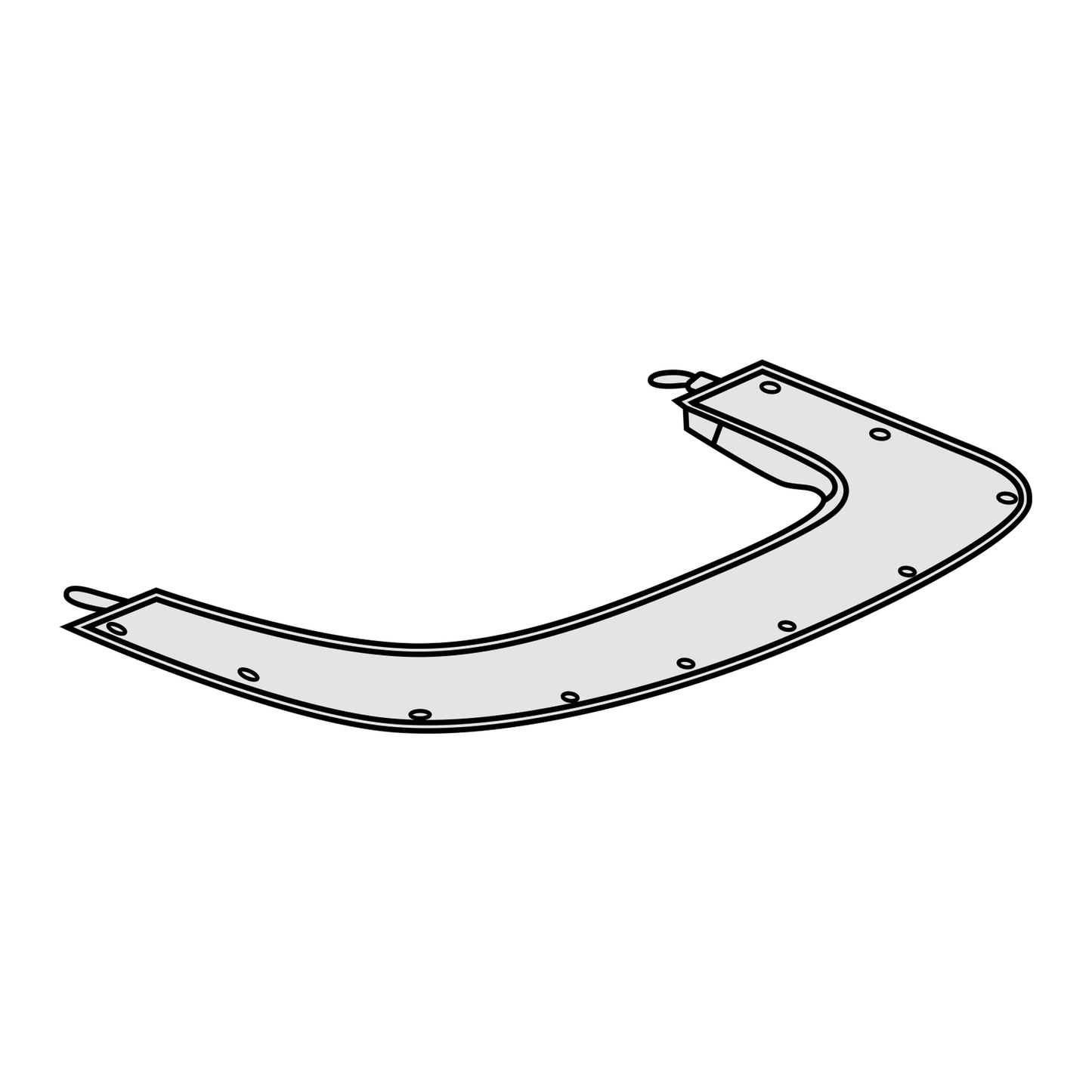 1955-63 Mercedes-Benz 190SL Convertible Top Boot Cover