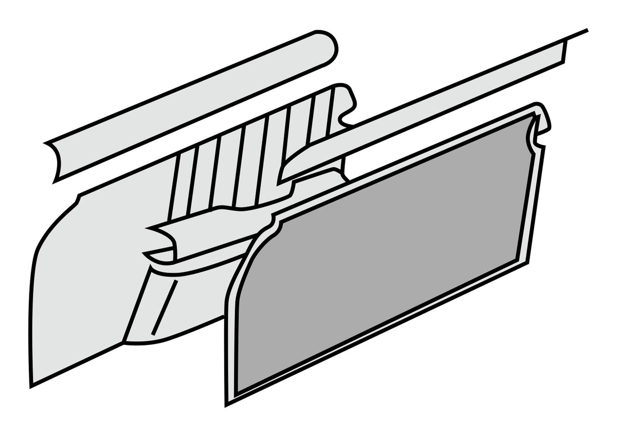 1957-63 Mercedes-Benz 300SL Roadster Door Panel Kit