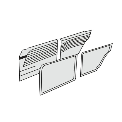 1966-70 BMW 1600 Door Panel & Rear Panel Kit