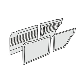 1974 BMW 2000 Door Panel & Rear Panel Kit