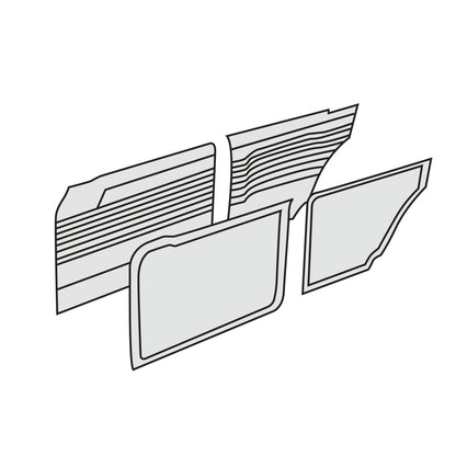 1974-75 BMW 2002tii Door Panel & Rear Panel Kit