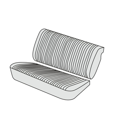 1968-73 BMW 2002 Rear Seat Cover Kit