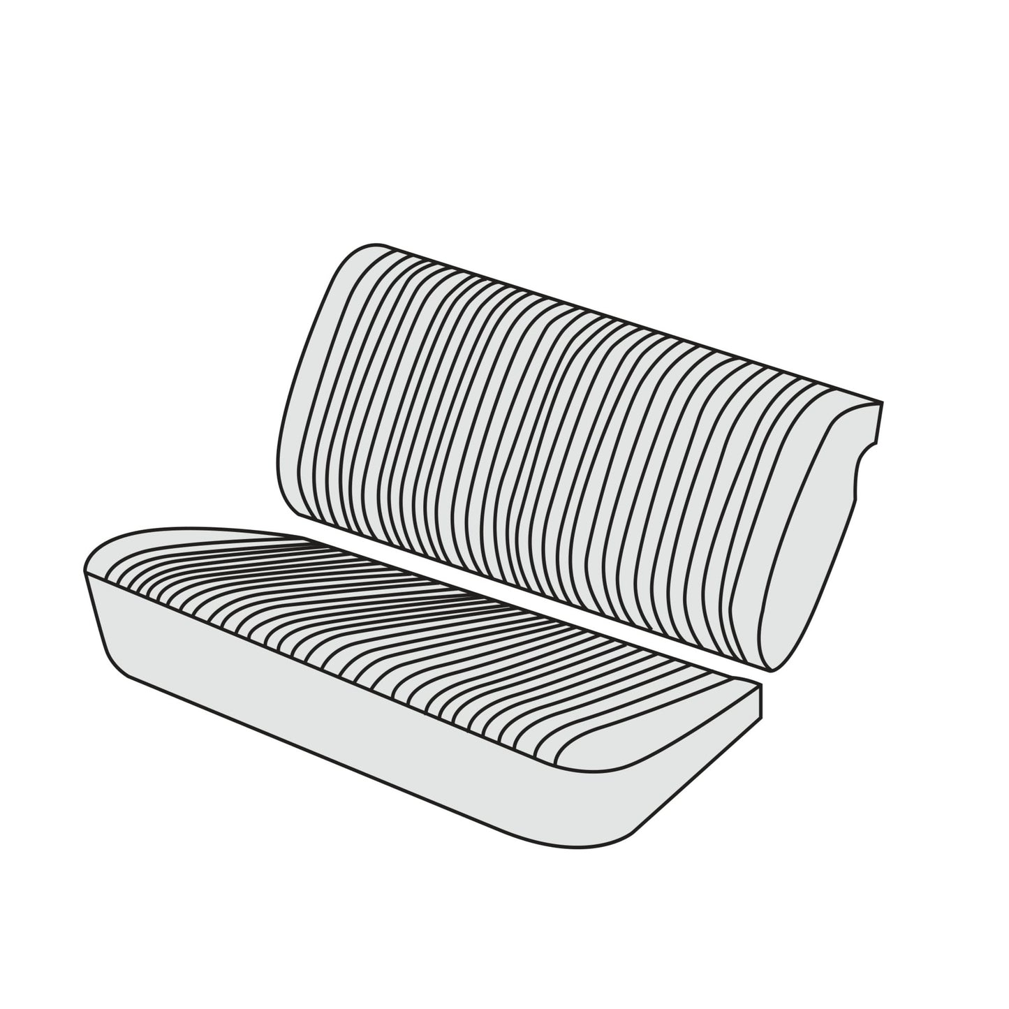 1971-73 BMW 1802 Rear Seat Cover Kit