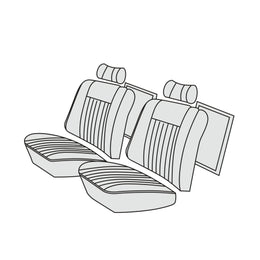 1974 BMW 2002tii Front Seat Cover Kit