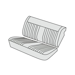 1974 BMW 1802 Rear Seat Cover Kit