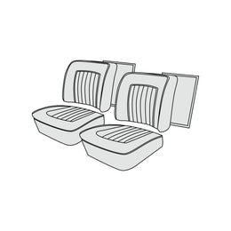 1965-70 BMW 2000CS Coupe Front Seat Cover Kit