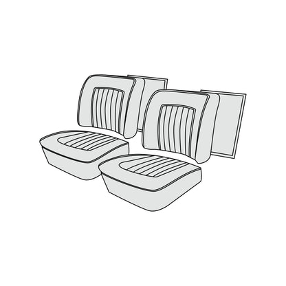 1965-70 BMW 2000C Coupe Front Seat Cover Kit