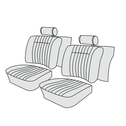 1971-73 BMW 3.0CS Coupe Front Seat Cover Kit