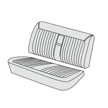 1965-69 BMW 2000CS Coupe Rear Seat Cover Kit