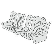 1974-75 BMW 2.5CS Coupe Rear Seat Cover Kit