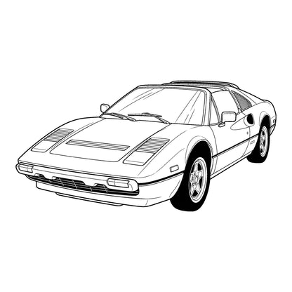 1982-85 Ferrari 308 Quattrovalvole Carpet Kit