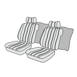 1979-83 BMW 323i Sedan Standard Seats Front Seat Cover Kit