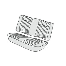 1975-79 BMW 320i Sedan Rear Seat Cover Kit