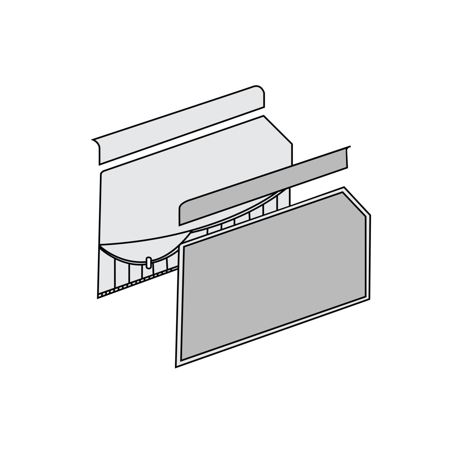 1959-61 Porsche 356B Roadster Door Panel Kit