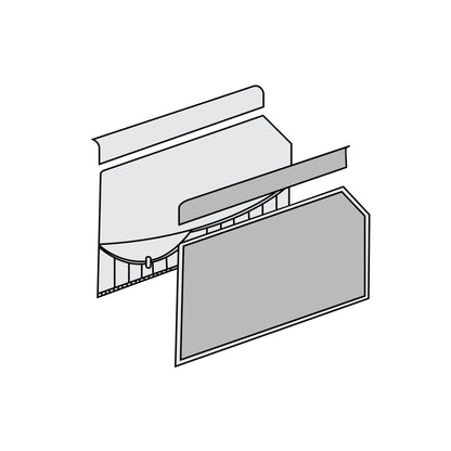 1959-61 Porsche 356B Roadster Door Panel Kit