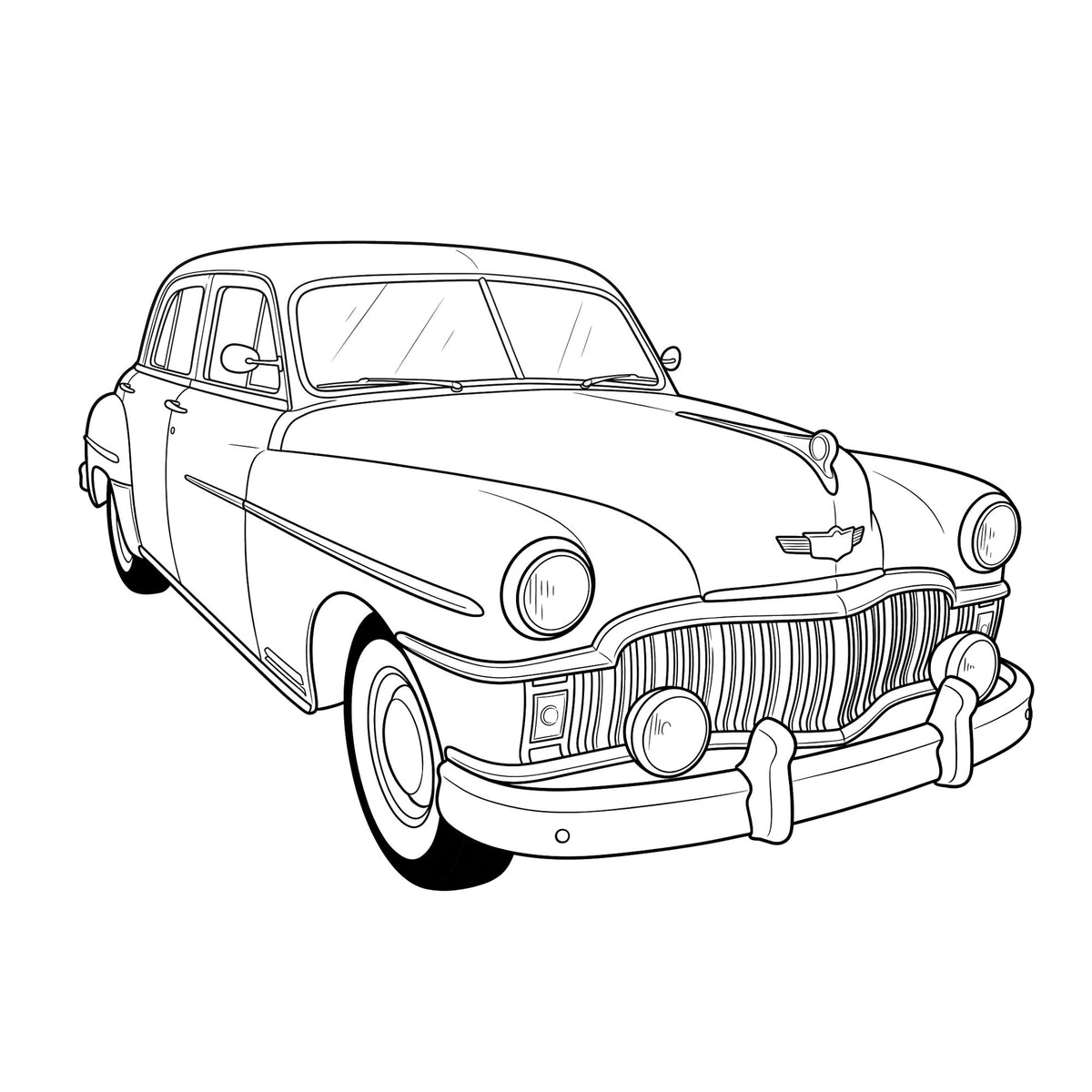 1949-52 Chrysler and DeSoto 4-Door Auto Carpet Kit