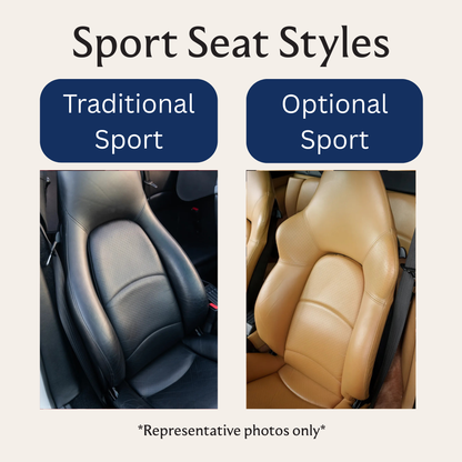 1994-98 Porsche 911 993 Sport Seats Front Seat Cover Kit
