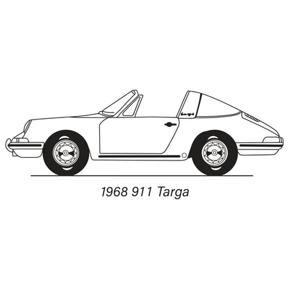 1967-71 Porsche 911 Targa Rear Deck Panel