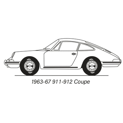 1965-68 Porsche 912 Coupe Complete Interior Carpet Kit