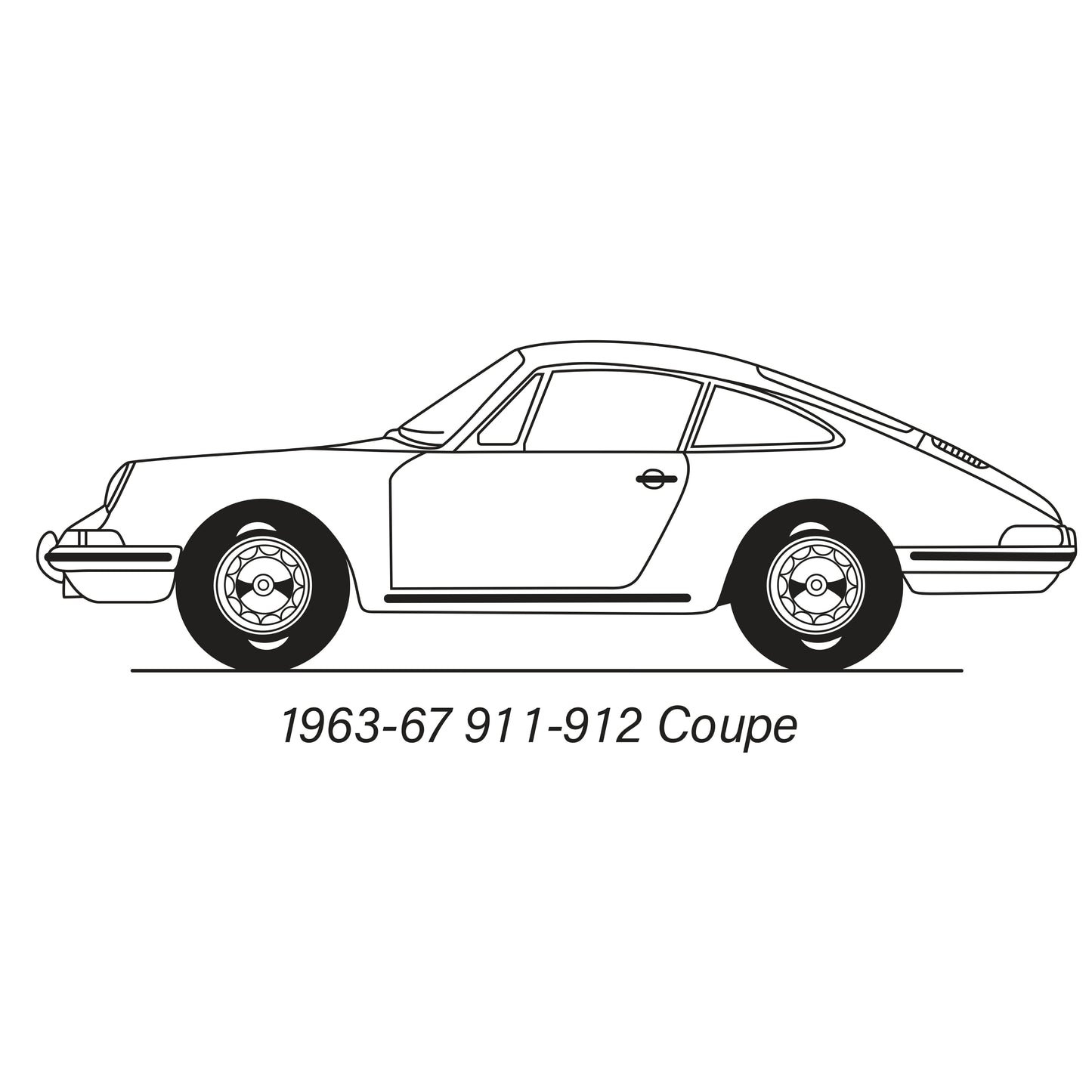 1965-68 Porsche 911 Coupe Complete Interior Carpet Kit
