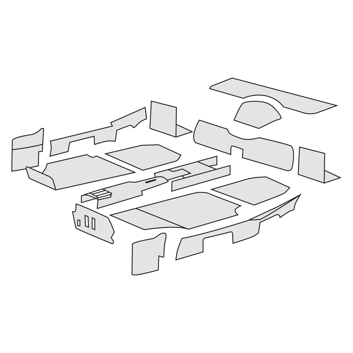 1969-73 Porsche 911 Coupe Complete Interior Carpet Kit