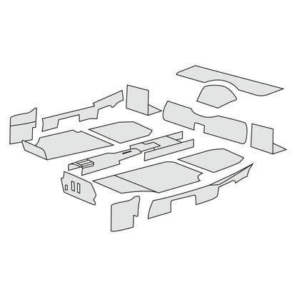 1967-68 Porsche 911 Targa Complete Interior Carpet Kit