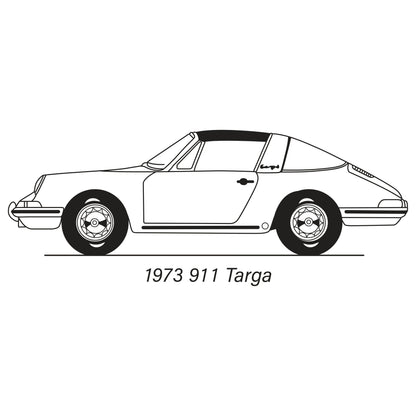1969-73 Porsche 911 Targa Complete Interior Carpet Kit