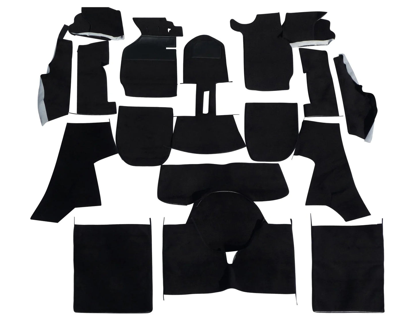 1977-84 Porsche 911 Coupe with Pocket Kick Panels Complete Interior Carpet Kit
