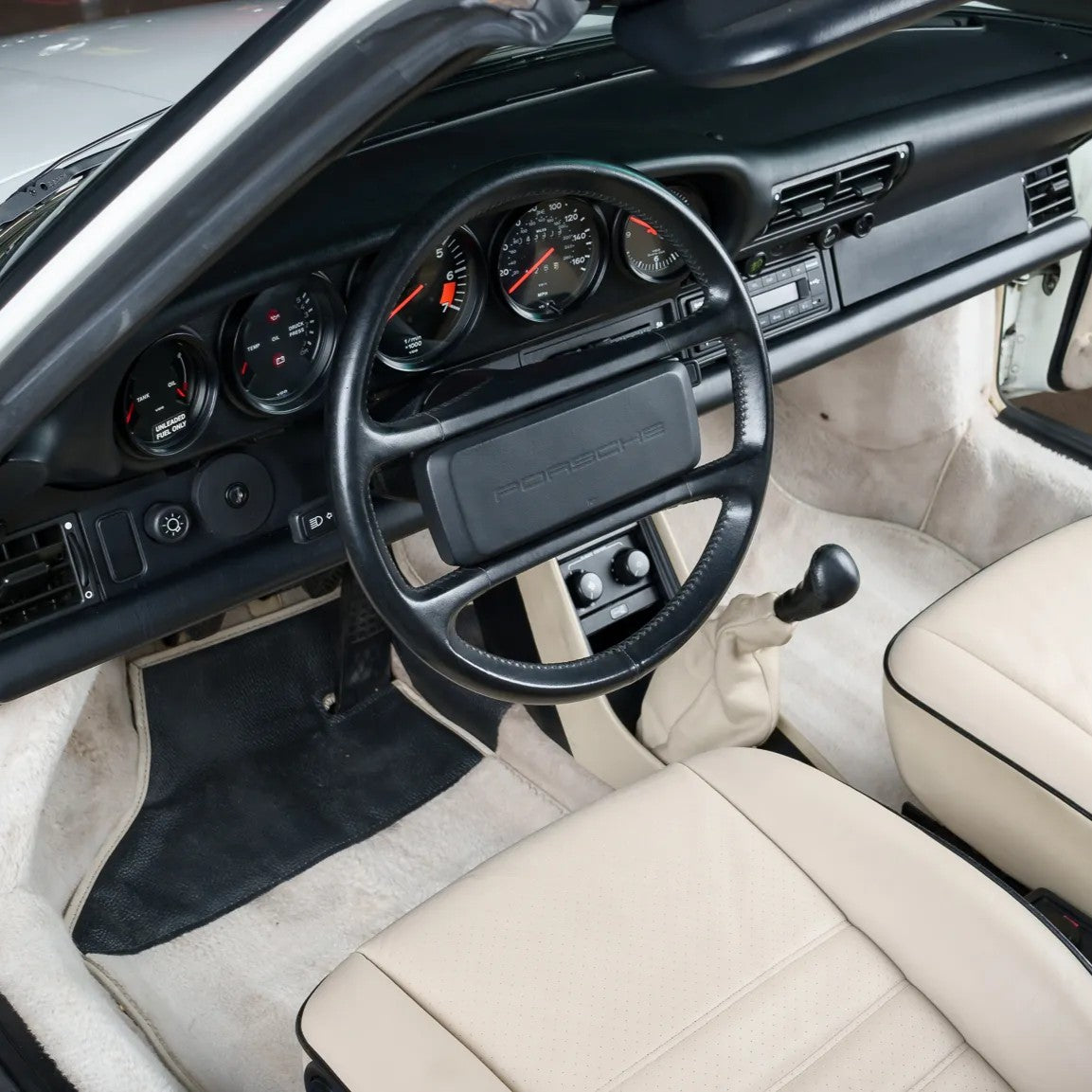 1984-89 Porsche 911 Coupe with Molded Kick Panels Complete Interior Carpet Kit