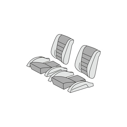 1972-73 Porsche 911 Sport Seats Front Seat Cover Kit